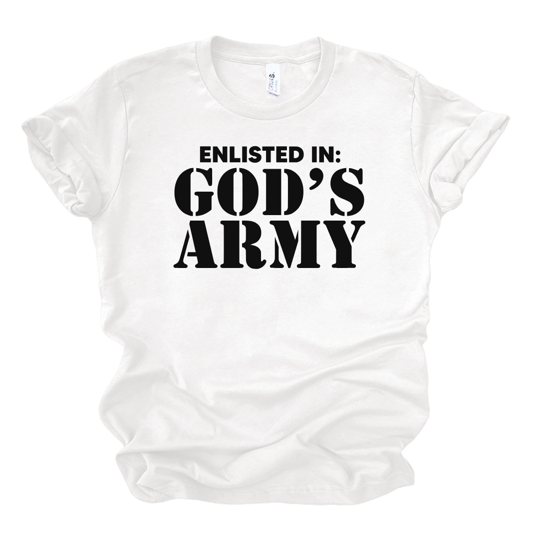 Enlisted in God's Army TShirt